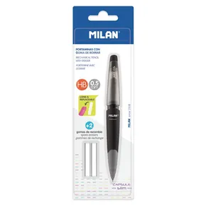 Mikrotusche / Pentel MILAN Capsule Slim HB, 0,5 mm + 2 Ersatzköpfe